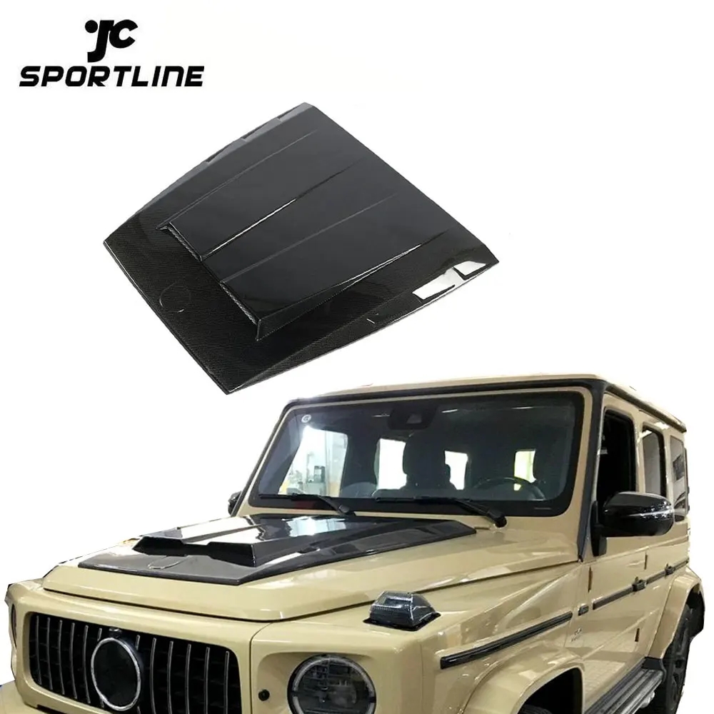 W464 G63 Car Bonnet Carbon Fiber Hood Vents for G500 G550 G63 AMG 2019 custom
W464 G63 Car Bonnet Carbon Fiber Hood Vents for G500 G550 G63 AMG 2019 custom