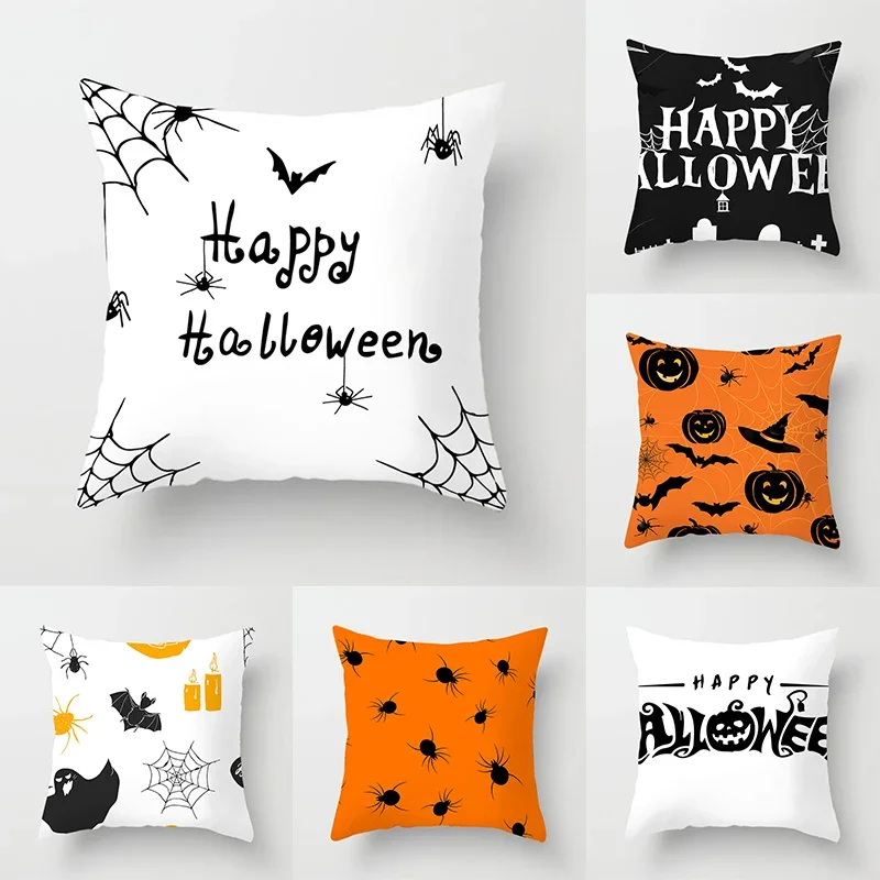 Black and White Alphabet Printed Throw Pillow Cover Halloween Theme Sofa Chair Bed Cushion Home Decor
Black and White Alphabet Printed Throw Pillow Cover Halloween Theme Sofa Chair Bed Cushion Home Decor