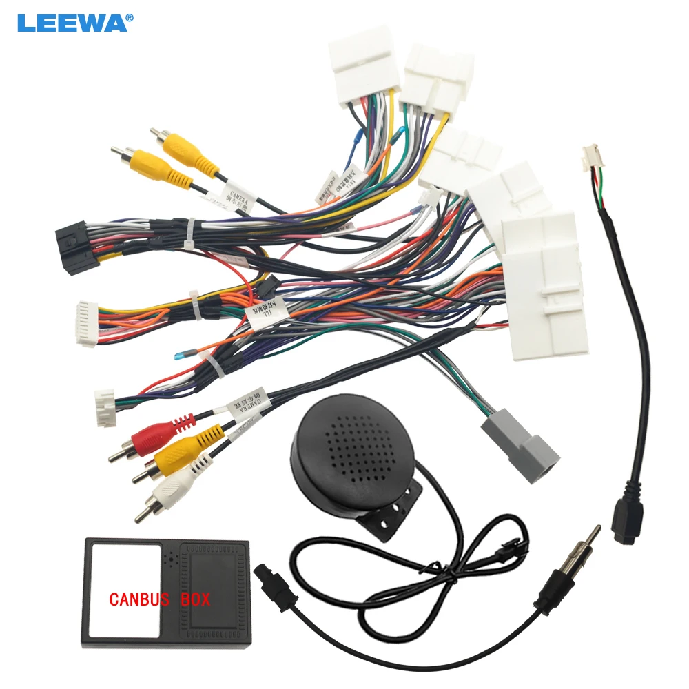 LEEWA Car 16pin Power Cord Wiring Harness Adapter With Canbus For Renault Dacia Toyota Chevrolet Installation Head Unit #CA3252
LEEWA Car 16pin Power Cord Wiring Harness Adapter With Canbus For Renault Dacia Toyota Chevrolet Installation Head Unit #CA3252