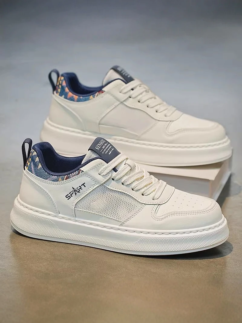 Men's Casual Shoes 2026 New Summer Thin Versatile Thick Bottom Heightening Board Shoes Youthful Mesh Leisure Sports White Shoes
Men's Casual Shoes 2026 New Summer Thin Versatile Thick Bottom Heightening Board Shoes Youthful Mesh Leisure Sports White Shoes