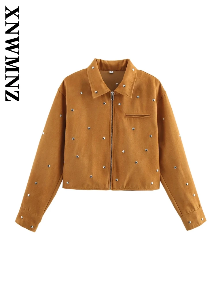 XNWMNZ 2025 Spring New Woman Sophisticated Turn-down Collar Coat Outerwear Edgy Female Long Sleeve Jacket Ruffles Sequined Top
XNWMNZ 2025 Spring New Woman Sophisticated Turn-down Collar Coat Outerwear Edgy Female Long Sleeve Jacket Ruffles Sequined Top