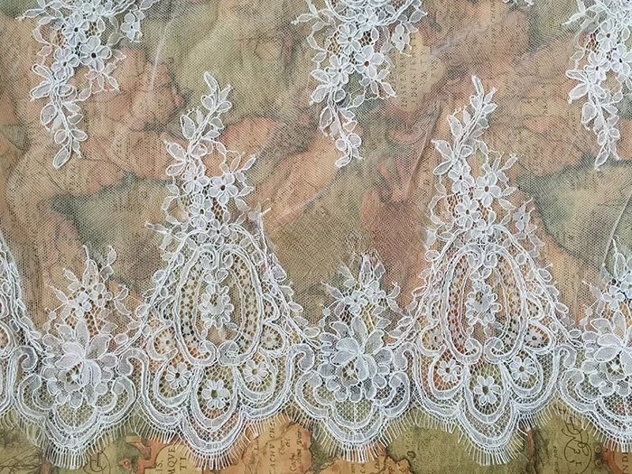 3yards High Quality Xquisite Eyelash Lace,specially Used As Decorative Accessories for Making Wedding Dresses and Headdresses.
3yards High Quality Xquisite Eyelash Lace,specially Used As Decorative Accessories for Making Wedding Dresses and Headdresses.