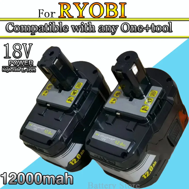 For RYOBI 18V One+12.0Ah-15C lithium-ion high-performance battery suitable for all One+series power tools P107 P108 P109
For RYOBI 18V One+12.0Ah-15C lithium-ion high-performance battery suitable for all One+series power tools P107 P108 P109