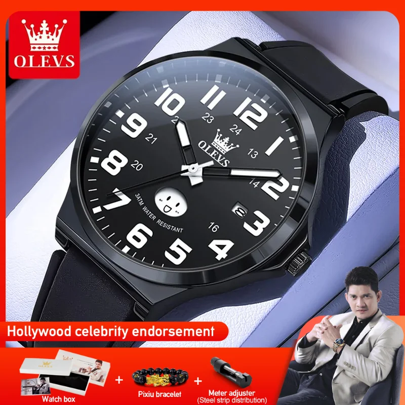 OLEVS 5629 Student Watch Original Simple Silent Quartz Watch Waterproof Luminous Day Date Watch Essential For The Exam Reloj
OLEVS 5629 Student Watch Original Simple Silent Quartz Watch Waterproof Luminous Day Date Watch Essential For The Exam Reloj