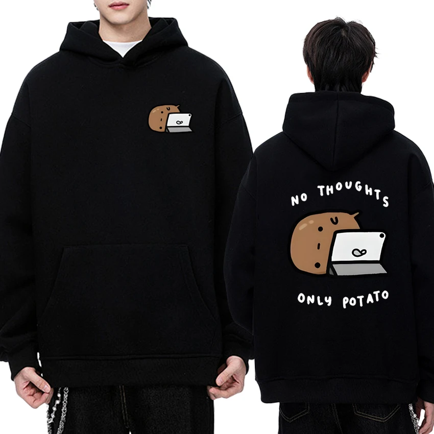 2026 Harajuku, новинка, нужны мысли, картофельная двусторонняя толстовка с рисунком, унисекс, забавный пуловер для мужчин и женщин, флисовая зимняя толстовка
2026 Harajuku, новинка, нужны мысли, картофельная двусторонняя толстовка с рисунком, унисекс, забавный пуловер для мужчин и женщин, флисовая зимняя толстовка