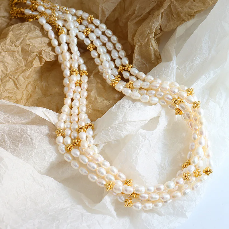 Fashionable Natural Freshwater Pearl Necklace Stainless Steel Gold Plated Women Jewelry Necklace
Fashionable Natural Freshwater Pearl Necklace Stainless Steel Gold Plated Women Jewelry Necklace