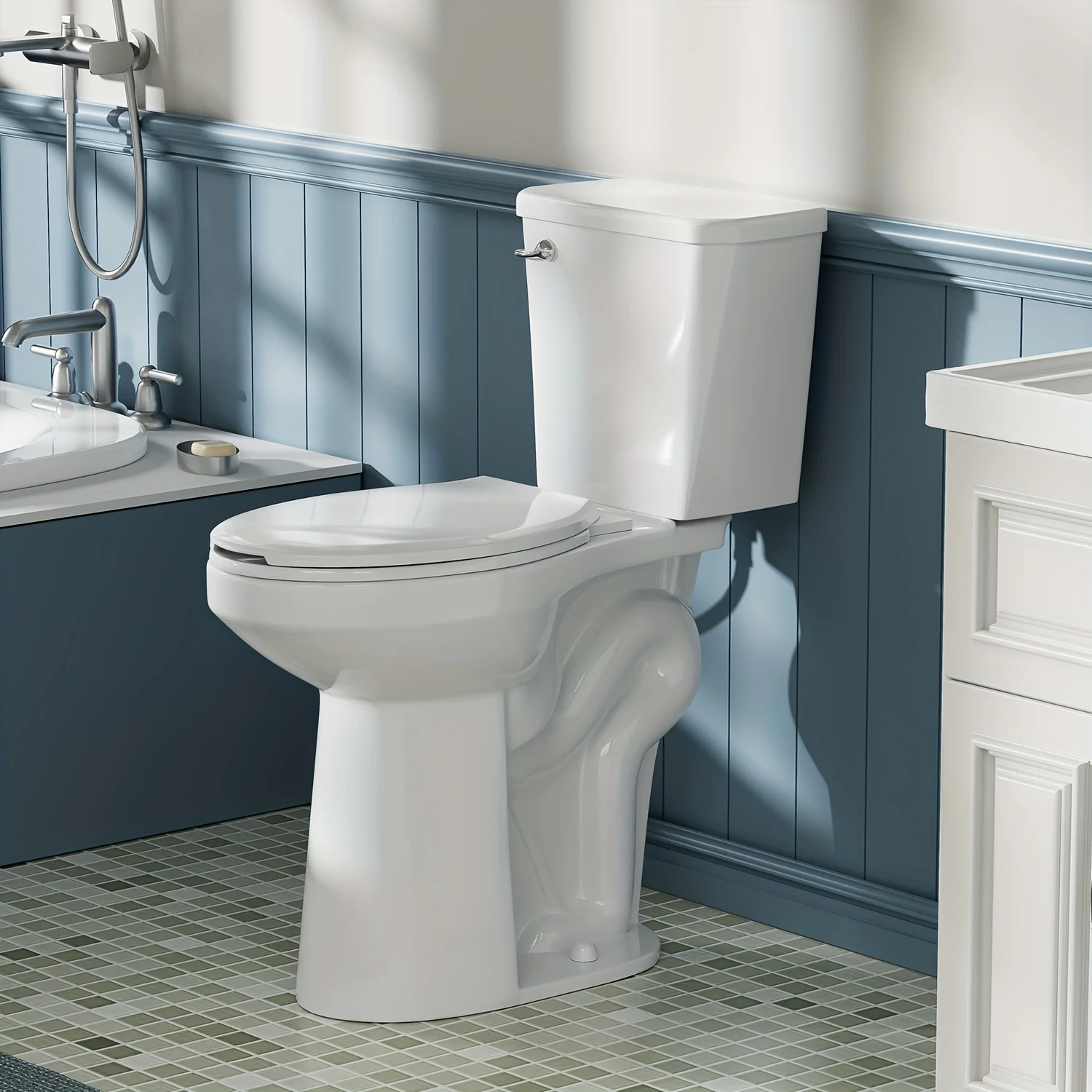 21" Extra Tall Elongated Toilet with Comfort Chair-Height Seat, 1.28 GPF Powerful Single Flush, 12" Rough-In – Ideal for Seniors & Tall Individuals, Modern Design for Contemporary Bathrooms
21" Extra Tall Elongated Toilet with Comfort Chair-Height Seat, 1.28 GPF Powerful Single Flush, 12" Rough-In – Ideal for Seniors & Tall Individuals, Modern Design for Contemporary Bathrooms