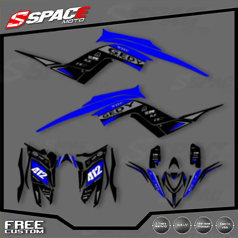 SPACE Custom Motorcycle Graphics For YAMAHA 2013 2014 2015 2016 2017 2018 2019-2023 RAPTOR 700 Decal Stickers Kits 007
SPACE Custom Motorcycle Graphics For YAMAHA 2013 2014 2015 2016 2017 2018 2019-2023 RAPTOR 700 Decal Stickers Kits 007