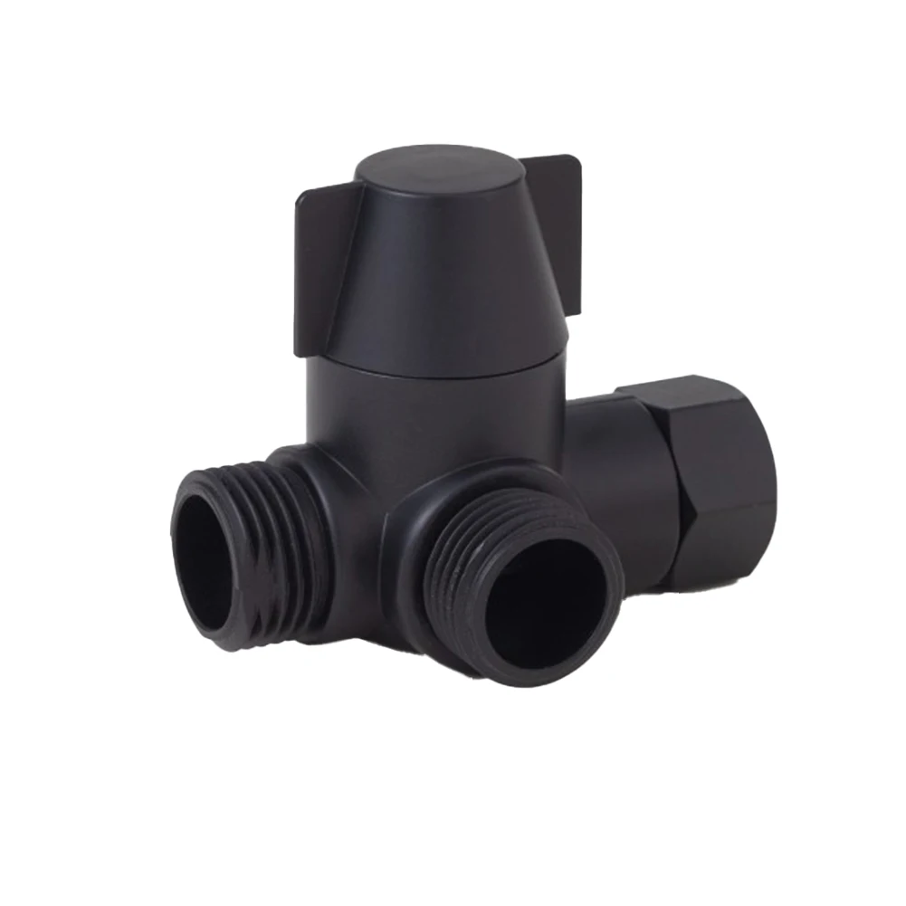 G1/2in 3 Way Diverter Valve T-Adapter Converter For Shower Water Tap Connector Bathroom Faucet Water Separator ABS
G1/2in 3 Way Diverter Valve T-Adapter Converter For Shower Water Tap Connector Bathroom Faucet Water Separator ABS