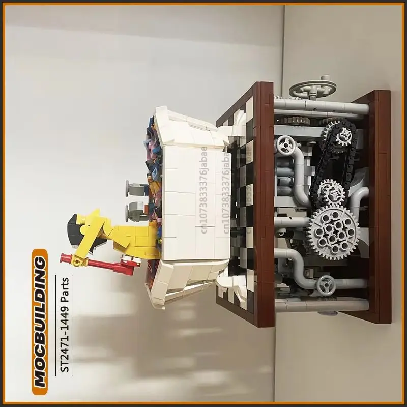 Creative Toys MOC Building Block GBC Technology Brick DIY Assembly Manual Operation Model Bath Scene Display Gifts Xmas Toys
Creative Toys MOC Building Block GBC Technology Brick DIY Assembly Manual Operation Model Bath Scene Display Gifts Xmas Toys