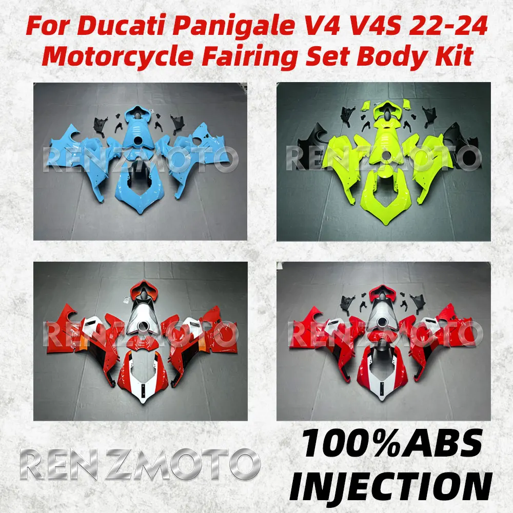 Motorcycle Fairings Set With Fuel Tank For Ducati Panigale V4 V4s S 2023 2024 22-24 Body Kit Bodywork Set Shell Injection
Motorcycle Fairings Set With Fuel Tank For Ducati Panigale V4 V4s S 2023 2024 22-24 Body Kit Bodywork Set Shell Injection