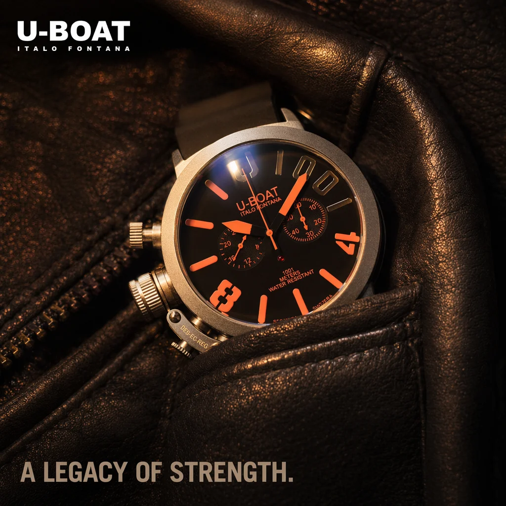 U-Boat Style Men's Quartz Watch Chronograph Waterproof Sport Watch Multiple Colors Available Rubber Strap Wristwatch for Men
U-Boat Style Men's Quartz Watch Chronograph Waterproof Sport Watch Multiple Colors Available Rubber Strap Wristwatch for Men