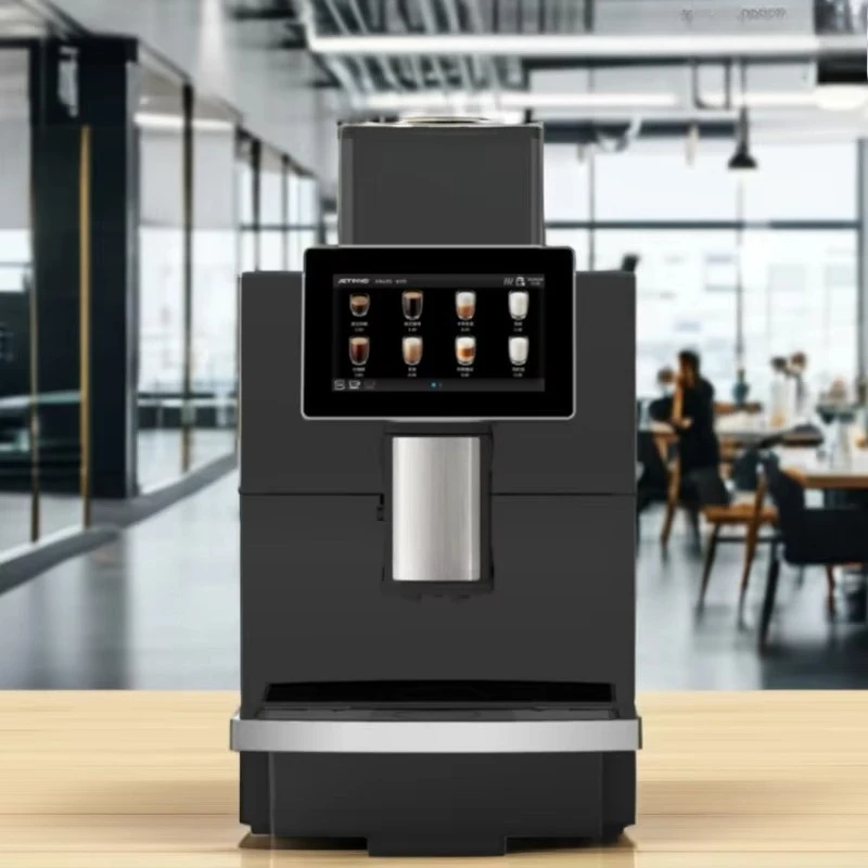 Автоматическая кофемашина для бариста, кофемашина с сенсорным экраном и кофемолкой в зернах, кофеварка для офиса 
Автоматическая кофемашина для бариста, кофемашина с сенсорным экраном и кофемолкой в зернах, кофеварка для офиса