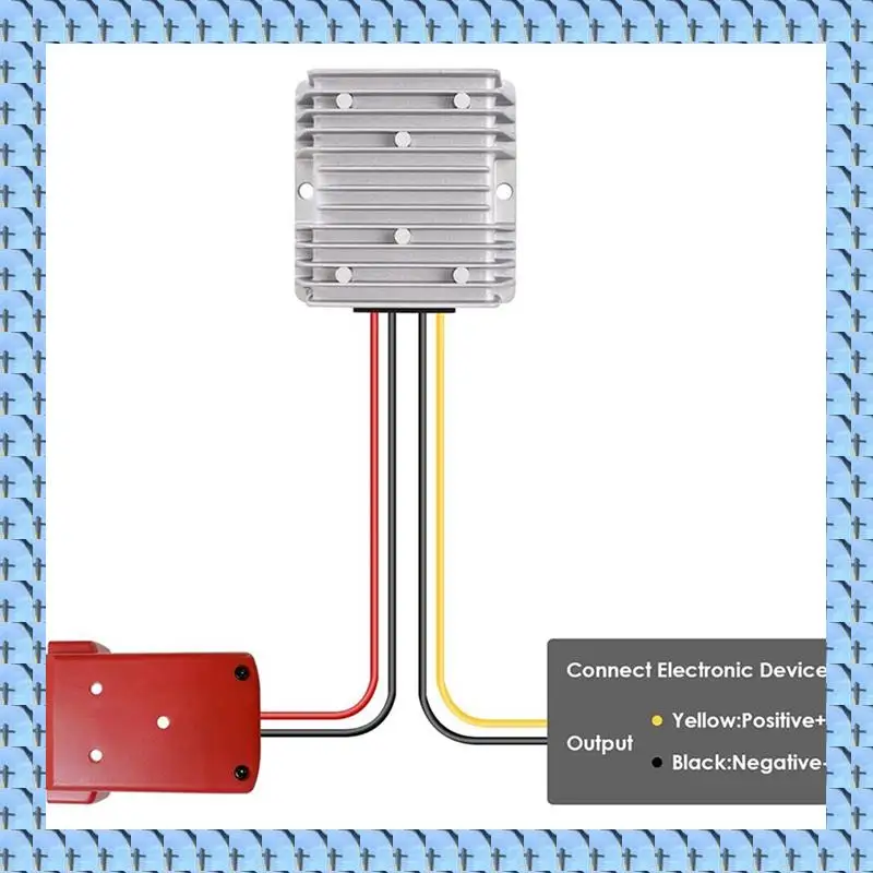 NOCM 2X Step Down DC Voltage Converter For 18V To12v Battery Dock Power 180W Inverter,Connector DIY Adapter Buck Boost
NOCM 2X Step Down DC Voltage Converter For 18V To12v Battery Dock Power 180W Inverter,Connector DIY Adapter Buck Boost