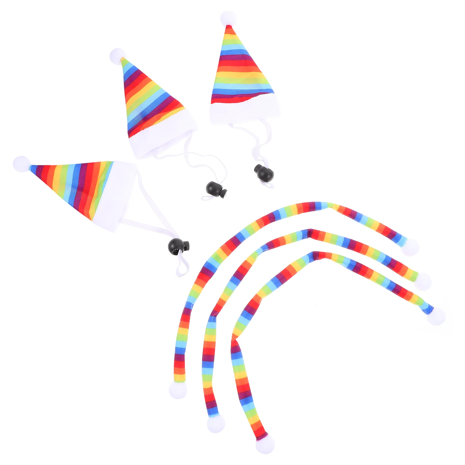 1 set Christmas Pet Hat Scarf Set Mini Santa Hats Rainbow Colors Dog Cat Xmas Gifts Safe Material Dog Accessories
1 set Christmas Pet Hat Scarf Set Mini Santa Hats Rainbow Colors Dog Cat Xmas Gifts Safe Material Dog Accessories