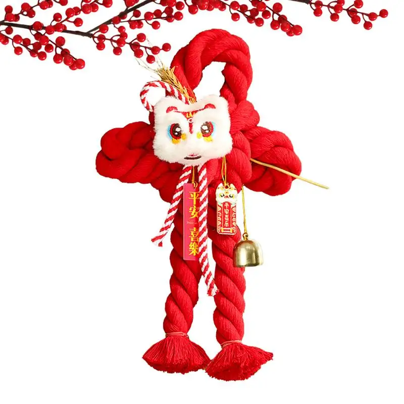 Red Chinese Knot 2025 Spring Festival Wall Ornaments Year Of The Snake Blessing Chinese New Year Ornament New Year Decoration
Red Chinese Knot 2025 Spring Festival Wall Ornaments Year Of The Snake Blessing Chinese New Year Ornament New Year Decoration