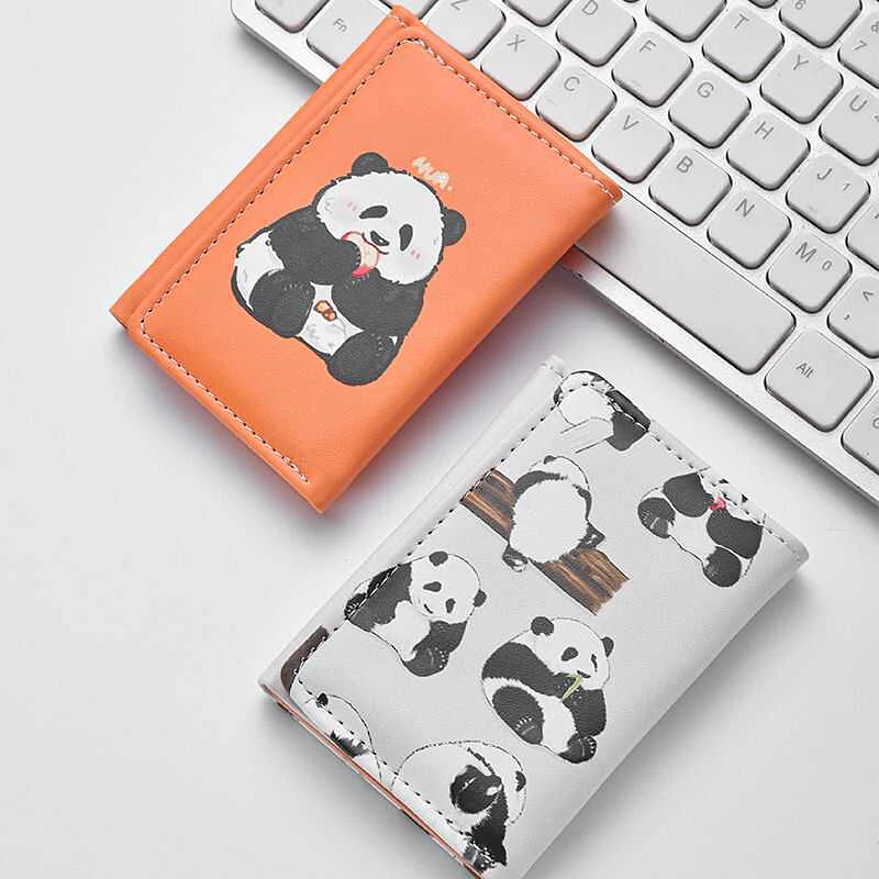 Cute Panda Pattern Wallet for Women PU Leather Short Folding Wallet Cartoon Bank Card Bag Students' Coin Purse
Cute Panda Pattern Wallet for Women PU Leather Short Folding Wallet Cartoon Bank Card Bag Students' Coin Purse