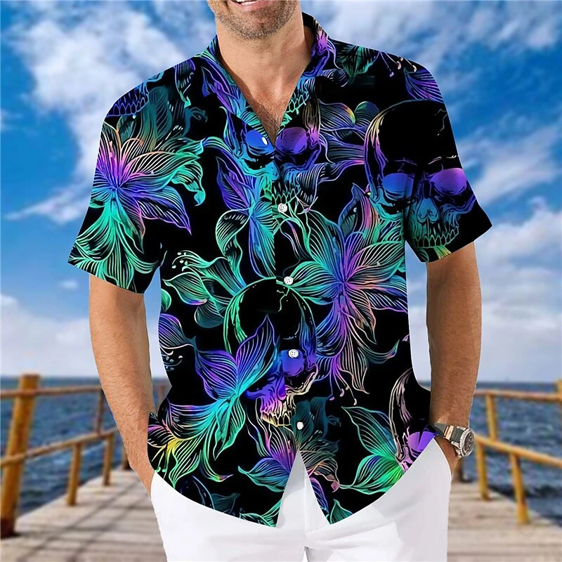 Hawaiian Shirt For Men Vacation Daily New Trend Gym Elegant Flower Pattern Summer Casual Fashion Oversized Men Y2k Clothing
Hawaiian Shirt For Men Vacation Daily New Trend Gym Elegant Flower Pattern Summer Casual Fashion Oversized Men Y2k Clothing