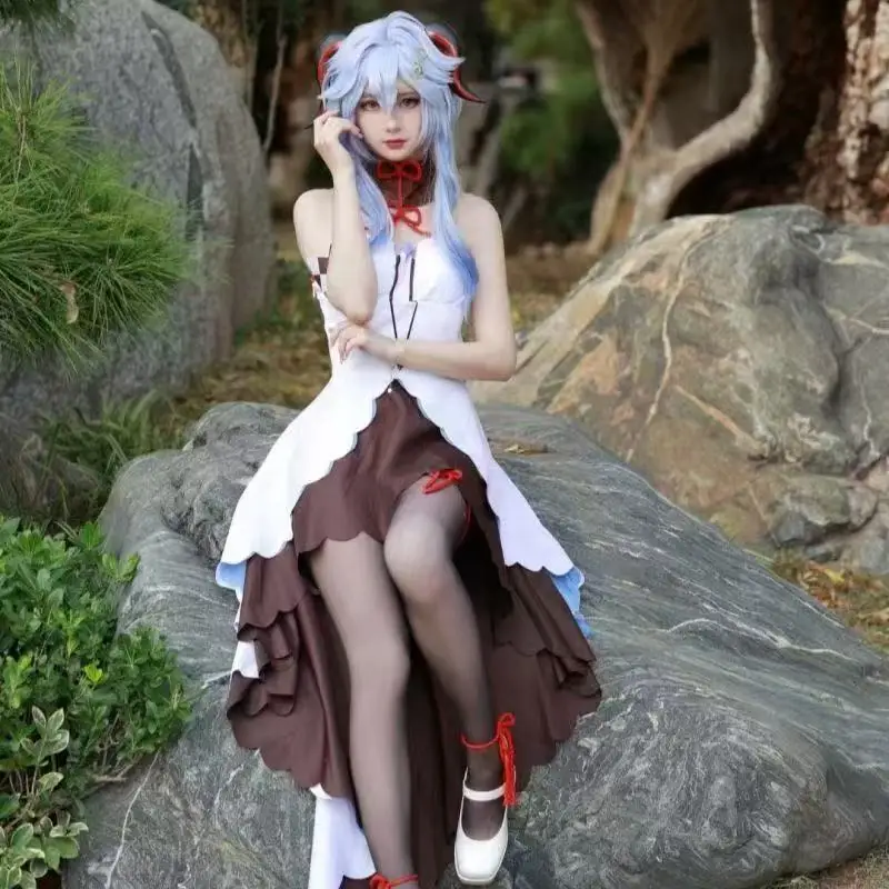 Genshin Impact cosplay costume Symphonic Concert Ganyu dress set, game costume, women's wear, anime, suitable for Halloween
Genshin Impact cosplay costume Symphonic Concert Ganyu dress set, game costume, women's wear, anime, suitable for Halloween