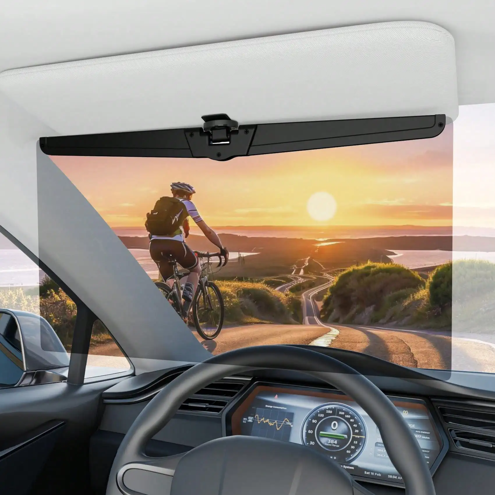Sun Visor Extender for Cars, Polarized Car Visor Extender Sun Blocker UV400, Adjustable Visor Extension, Clip on Sun Visor for Car, Universal, Glare, UV Protector
Sun Visor Extender for Cars, Polarized Car Visor Extender Sun Blocker UV400, Adjustable Visor Extension, Clip on Sun Visor for Car, Universal, Glare, UV Protector