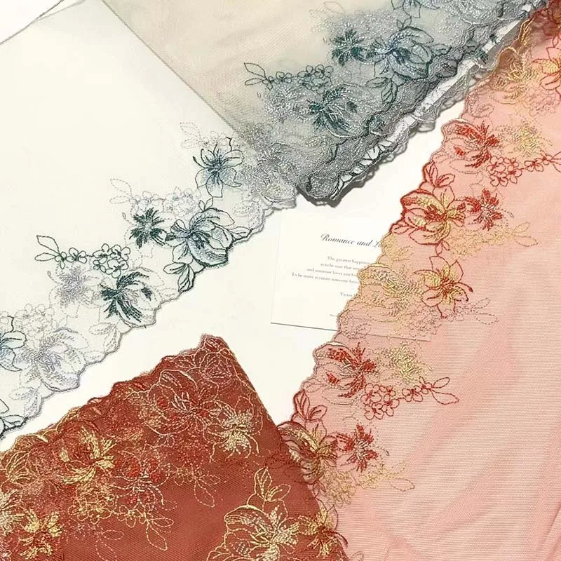 15Yards Embroidery Lace Trim Ribbon Fabric Clothing Accessories Dress Sleeve Sewing Lingerie Garments
15Yards Embroidery Lace Trim Ribbon Fabric Clothing Accessories Dress Sleeve Sewing Lingerie Garments