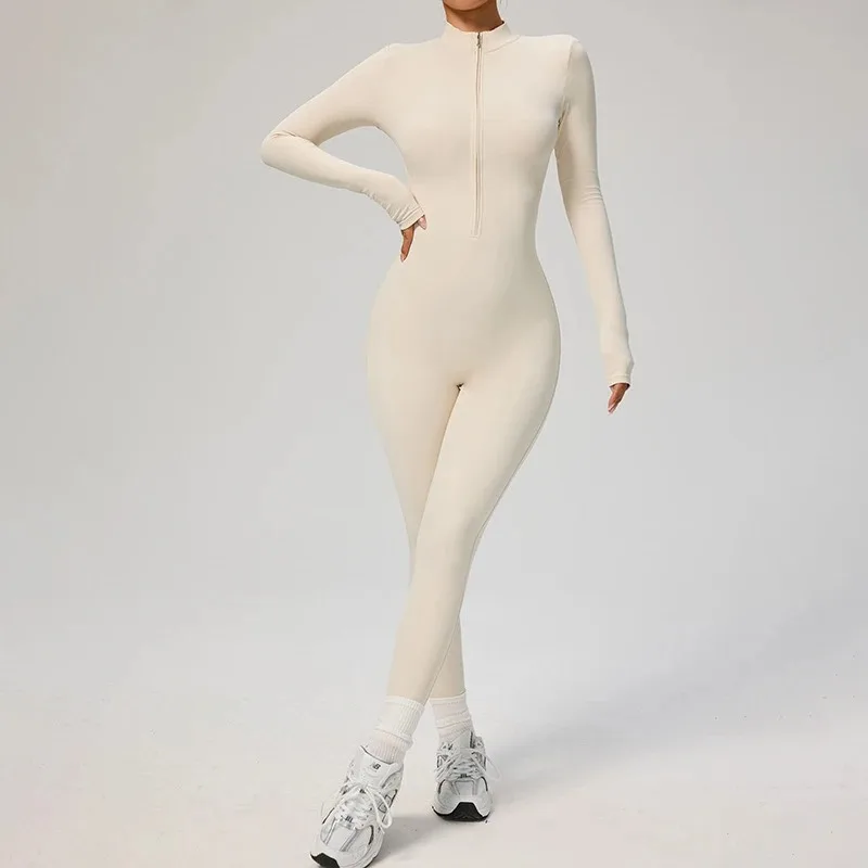 Women Yoga Jumpsuit Fitness Sports Suit Zipper Elastic One-Piece Bodysuits Gym Long Sleeve Runing Push Up Workout Sportwear
Women Yoga Jumpsuit Fitness Sports Suit Zipper Elastic One-Piece Bodysuits Gym Long Sleeve Runing Push Up Workout Sportwear