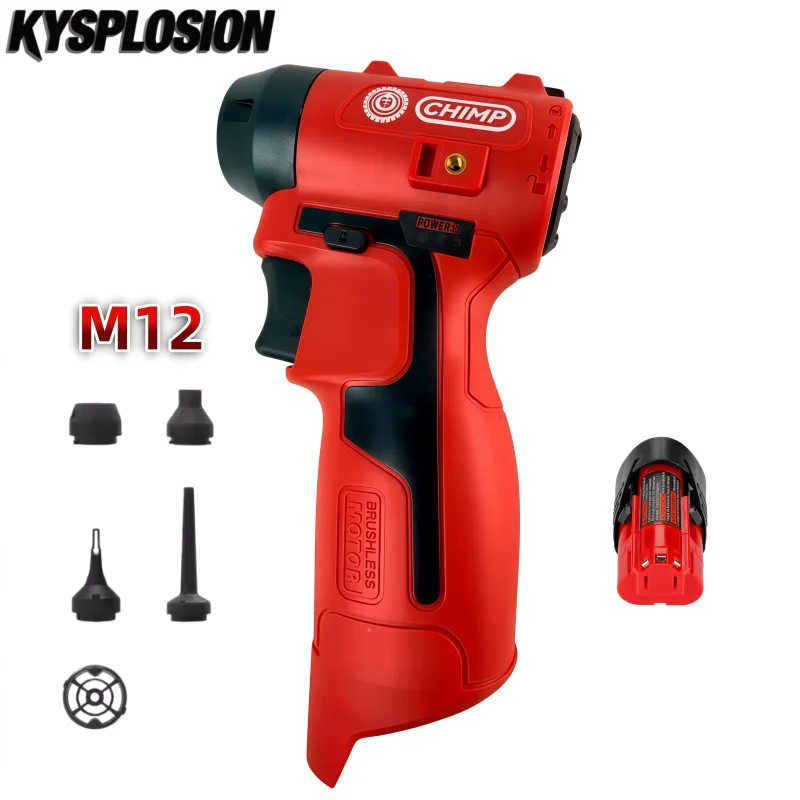 Portable Brushless Mini Violent Fan Turbo Fan Stepless Speed Regulation power tools for Milwaukee M12 battery
Portable Brushless Mini Violent Fan Turbo Fan Stepless Speed Regulation power tools for Milwaukee M12 battery