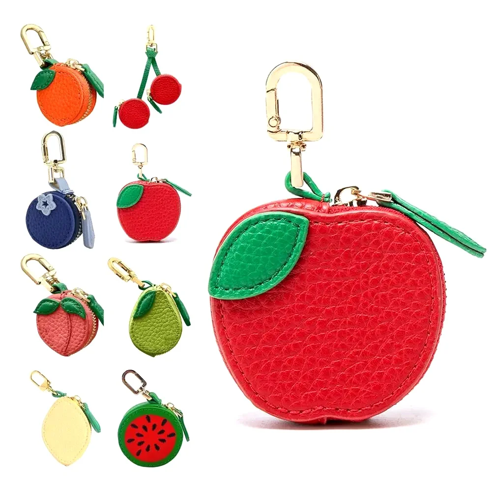 Cute Fruit Shape Leather Coin Purse Mini Zipper Earphone Bag Keychain Pendant Wallet for Women Girls Gift
Cute Fruit Shape Leather Coin Purse Mini Zipper Earphone Bag Keychain Pendant Wallet for Women Girls Gift