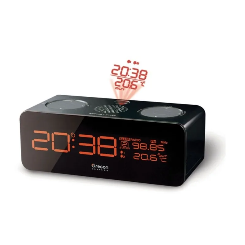 LED Projection Alarm Clock Radio with Outdoor Temperature Display Humidity Sensor Digital Clock Large Red Desk Bedroom Clocks
LED Projection Alarm Clock Radio with Outdoor Temperature Display Humidity Sensor Digital Clock Large Red Desk Bedroom Clocks