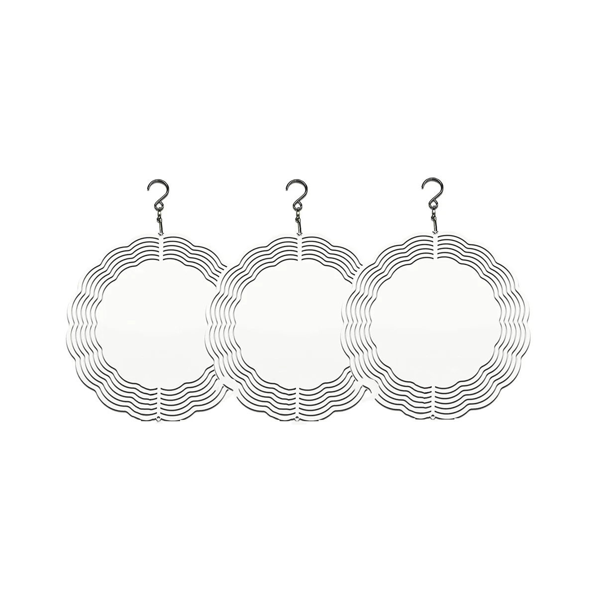 3Pack 8 Inch Sublimation Wind Spinner Blanks 3D Wind Spinners Hanging Wind Spinner for Indoor Outdoor Garden Decoration
3Pack 8 Inch Sublimation Wind Spinner Blanks 3D Wind Spinners Hanging Wind Spinner for Indoor Outdoor Garden Decoration