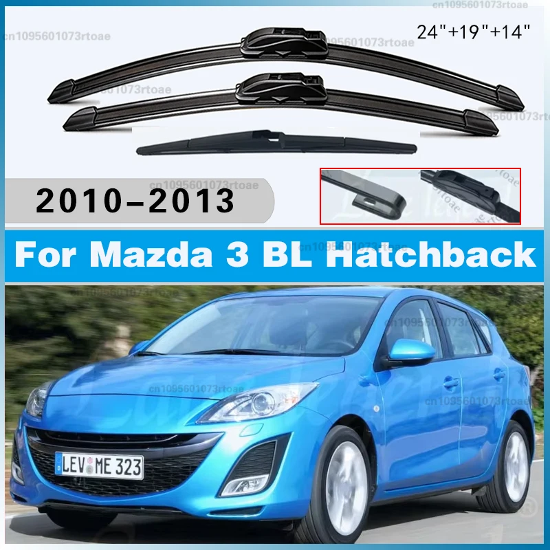 For Mazda 3 BL Hatchback 2010-2013 2010 2011 2012 Wiper Front Rear Wiper Blades Windshield Windscreen Window Brushes 24"+19"+14"
For Mazda 3 BL Hatchback 2010-2013 2010 2011 2012 Wiper Front Rear Wiper Blades Windshield Windscreen Window Brushes 24"+19"+14"