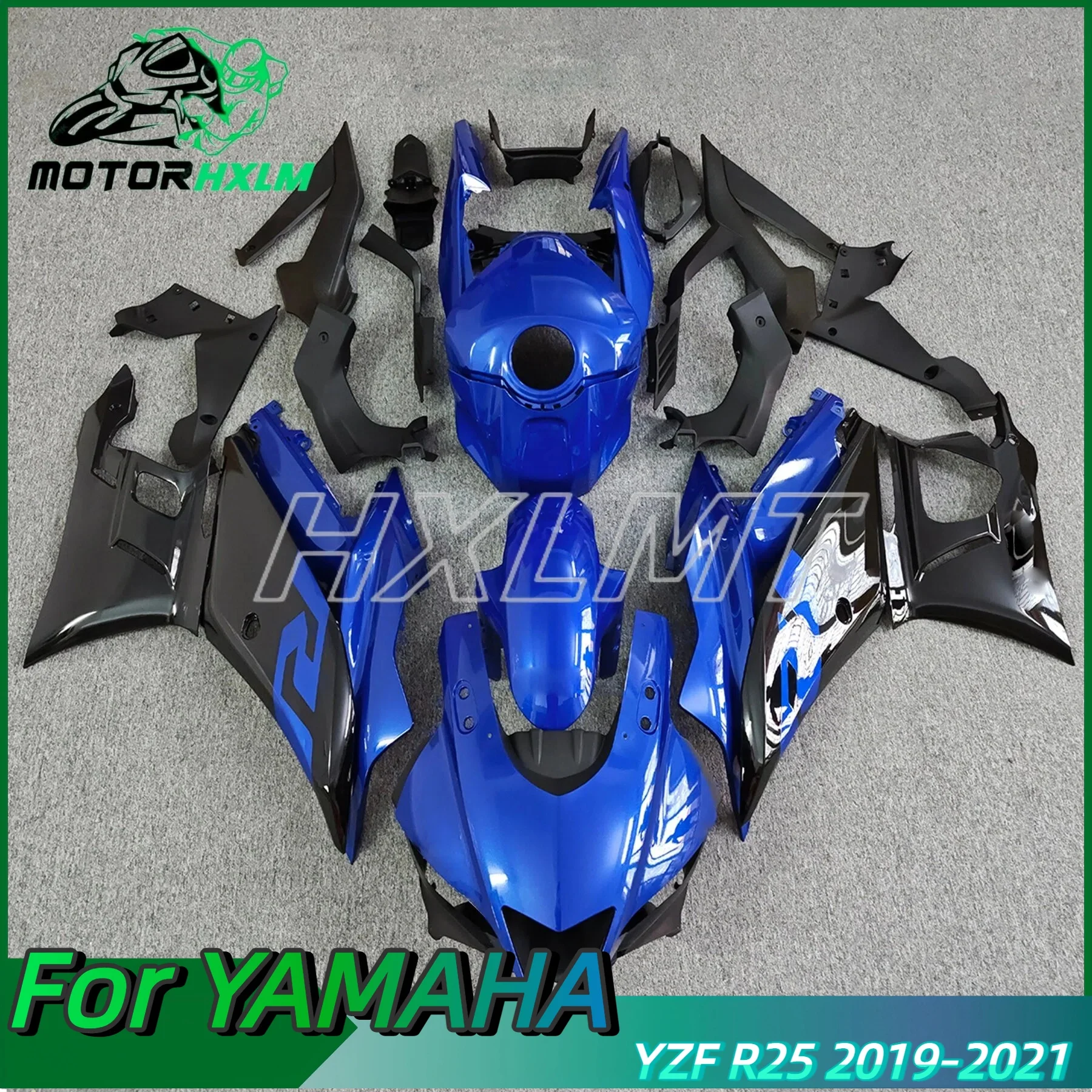 Motorcycle Fairing kit For Yamaha YZF R25 19-24 year R3 2019 2020 2021 2022 2023 2024 Fairing Blue Carbon Fiber Paint
Motorcycle Fairing kit For Yamaha YZF R25 19-24 year R3 2019 2020 2021 2022 2023 2024 Fairing Blue Carbon Fiber Paint