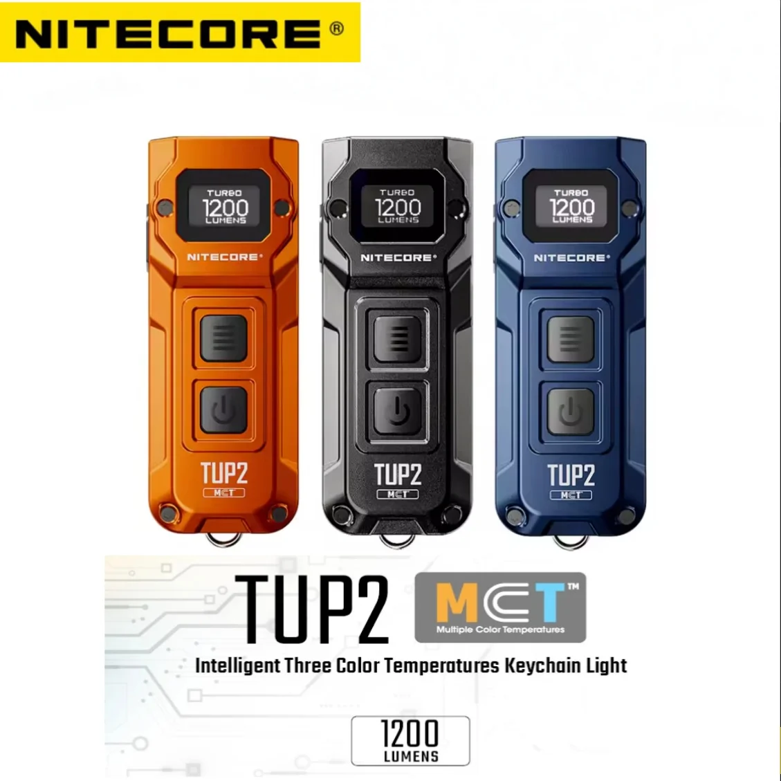 NITECORE TUP2 USB-C Rechargeable 1200LM Multiple Color Temperatures Keychain Light EDC Flashlight Built-in Battery
NITECORE TUP2 USB-C Rechargeable 1200LM Multiple Color Temperatures Keychain Light EDC Flashlight Built-in Battery