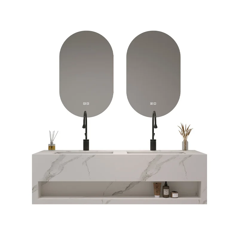 Slate bathroom cabinet double basin combination wash basin wall-mounted washbasin household marble washbasin basin
Slate bathroom cabinet double basin combination wash basin wall-mounted washbasin household marble washbasin basin