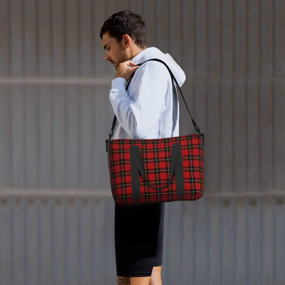 Классическая красная и черная клетчатая пляжная дорожная сумка Clan Wallace Tartan, сумки-тоут для спортзала, спортивная женская дорожная сумка для покупок
Классическая красная и черная клетчатая пляжная дорожная сумка Clan Wallace Tartan, сумки-тоут для спортзала, спортивная женская дорожная сумка для покупок