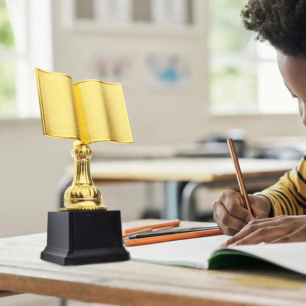 Reading Competition Award Trophy Exquisite Small Lightweight Plastic Prize Trophy for Winners Sports Decoration
Reading Competition Award Trophy Exquisite Small Lightweight Plastic Prize Trophy for Winners Sports Decoration