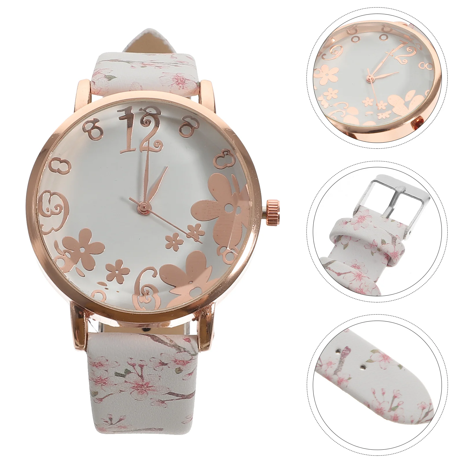 Women Quartz Watch Lightweight Floral Pattern Chic Casual Wrist Watch for Daily School Party Elegant Female Fashion Accessory
Women Quartz Watch Lightweight Floral Pattern Chic Casual Wrist Watch for Daily School Party Elegant Female Fashion Accessory