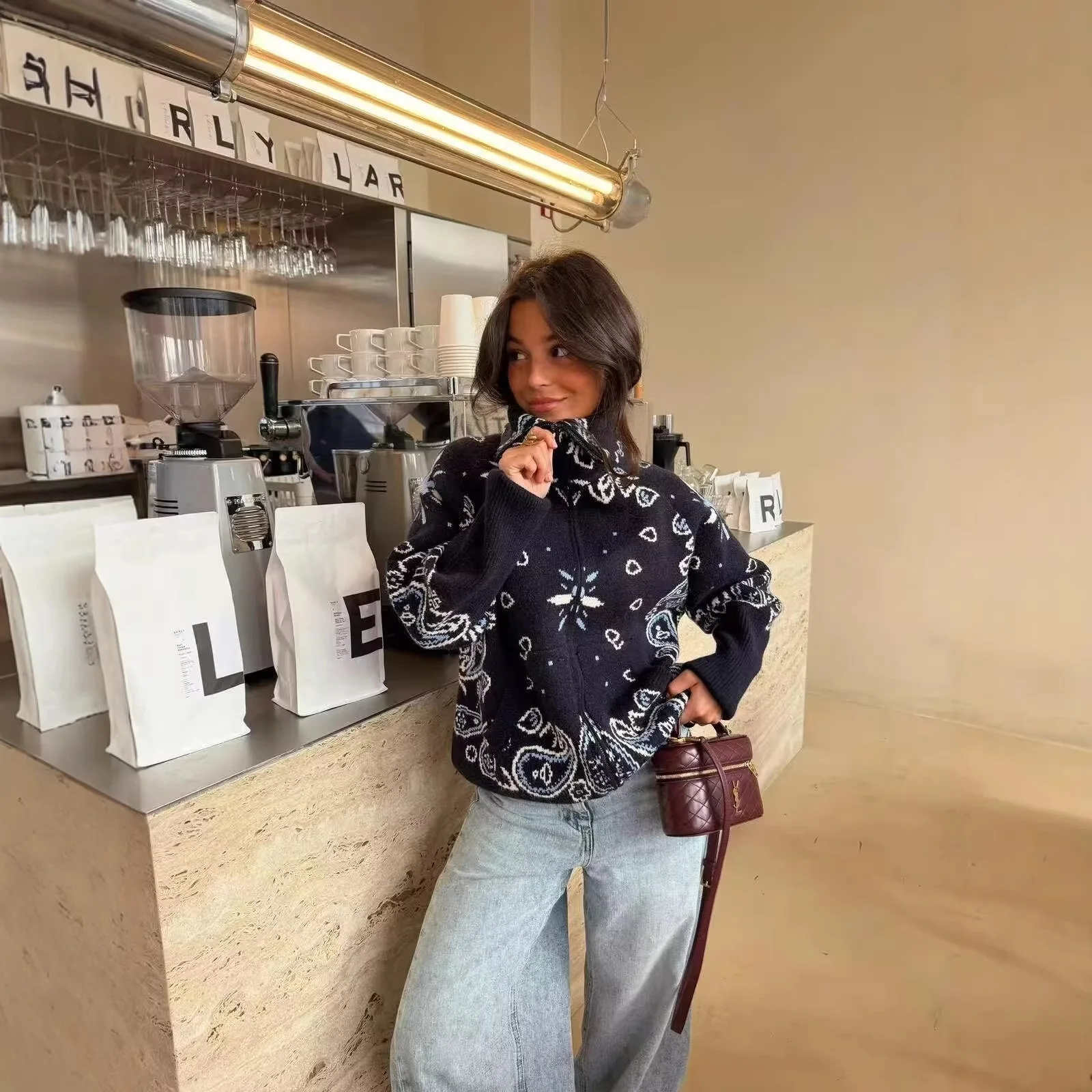 2026 Spring Fashionable Elegant Long-Sleeve Cardigan Zip Up Knit Jacket Women High Collar Long Sleeve Casual Sweater Coat 5FGN
2026 Spring Fashionable Elegant Long-Sleeve Cardigan Zip Up Knit Jacket Women High Collar Long Sleeve Casual Sweater Coat 5FGN