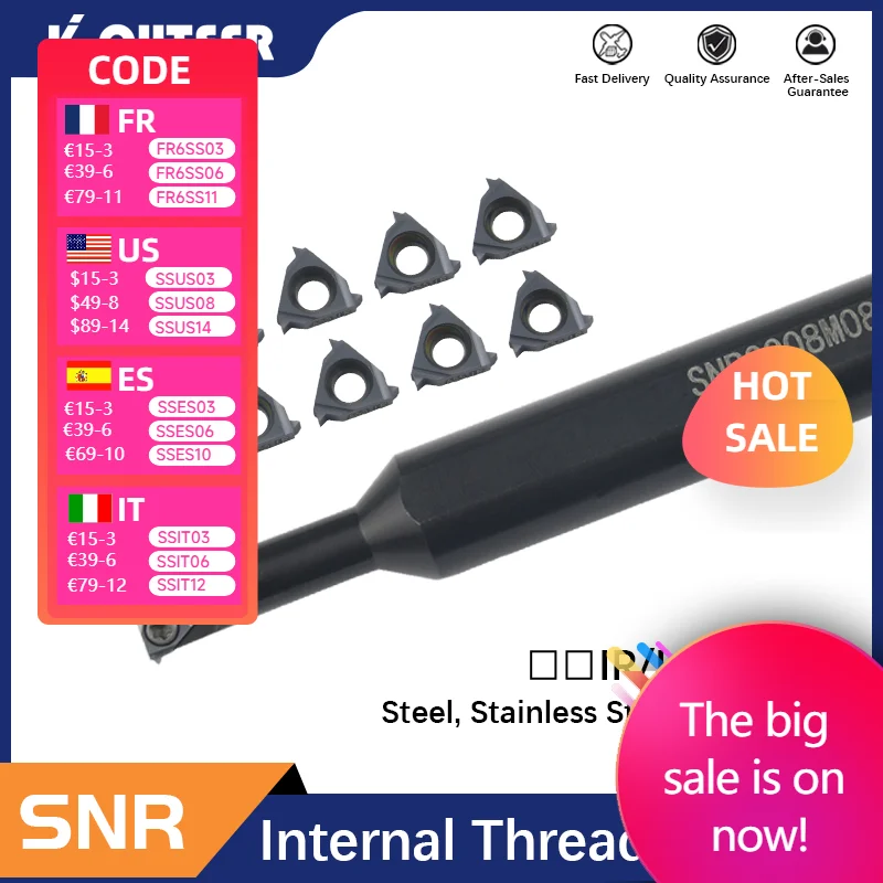 SNR0006K06-16 SNR0008K11-A16 SNR0012M11-16 SNR0013M16-16 CNC large shank small head internal thread turning tool bar CNC tool
SNR0006K06-16 SNR0008K11-A16 SNR0012M11-16 SNR0013M16-16 CNC large shank small head internal thread turning tool bar CNC tool