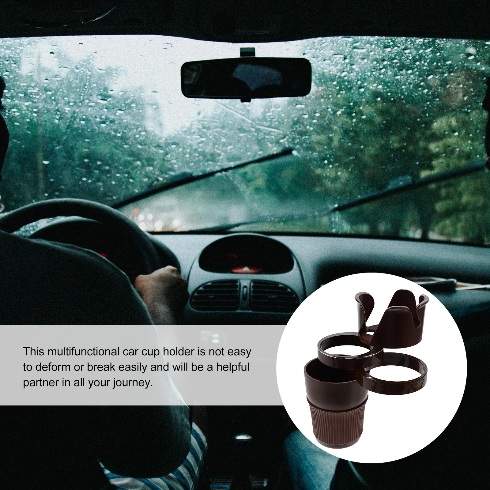 Universal Car Holder for Vehicles Strong Durable Drink Organizer Large Water Water Bottle Cup Holder Bottle Snacks Storage Rack
Universal Car Holder for Vehicles Strong Durable Drink Organizer Large Water Water Bottle Cup Holder Bottle Snacks Storage Rack