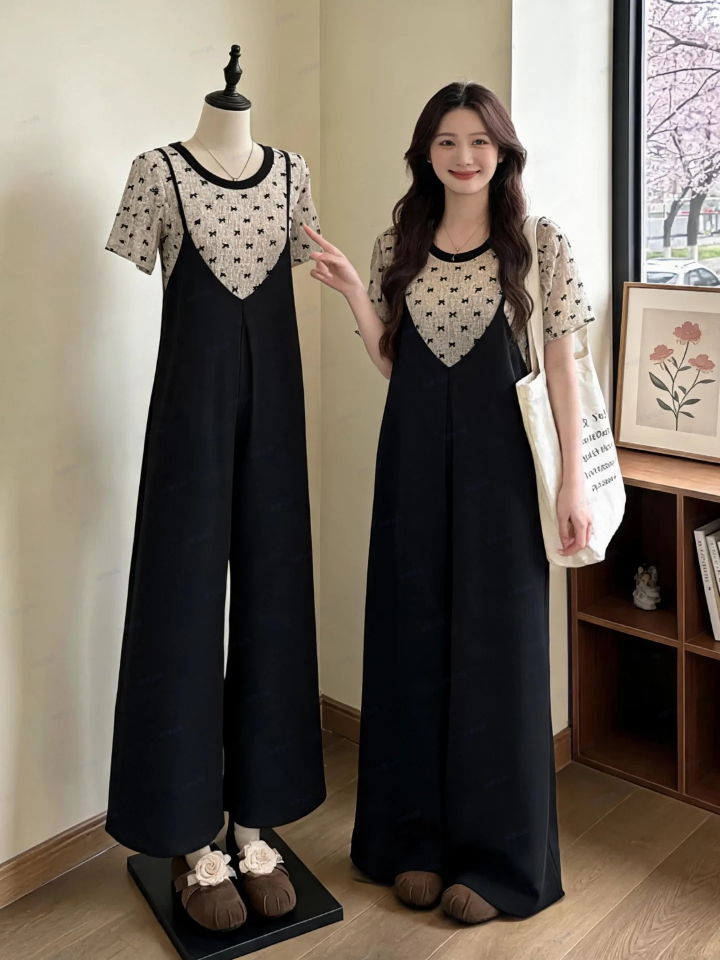 plus Size Conceal Meat Set Women Summer Anti-Aging Strap Onesie Short Sleeve T-Shirt Top Two-Piece Set Breathable Polyester F...
plus Size Conceal Meat Set Women Summer Anti-Aging Strap Onesie Short Sleeve T-Shirt Top Two-Piece Set Breathable Polyester F...