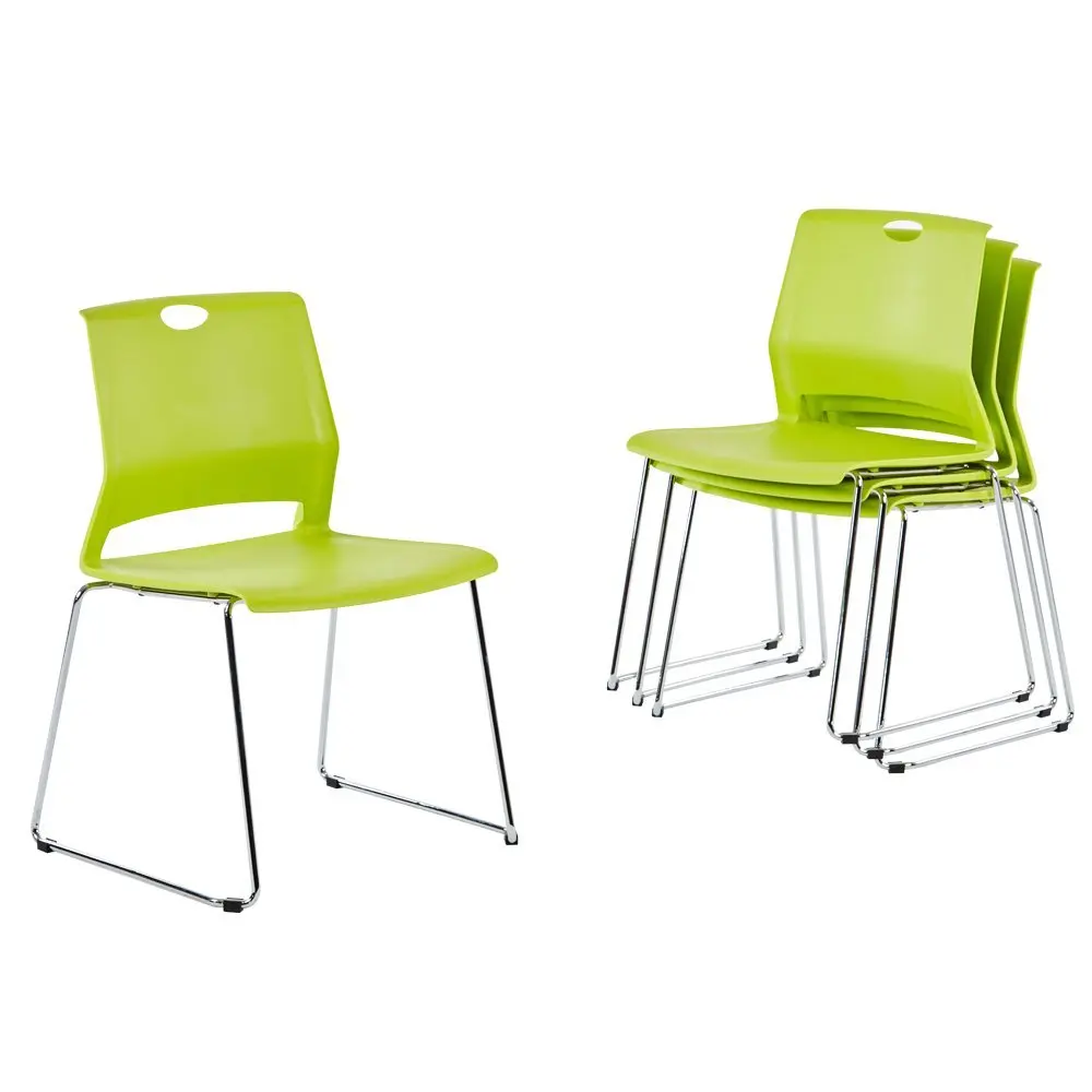Modern Stackable Dining Chairs, Green Metal Frame, Kitchen & Office Set of 4, Customized
Modern Stackable Dining Chairs, Green Metal Frame, Kitchen & Office Set of 4, Customized