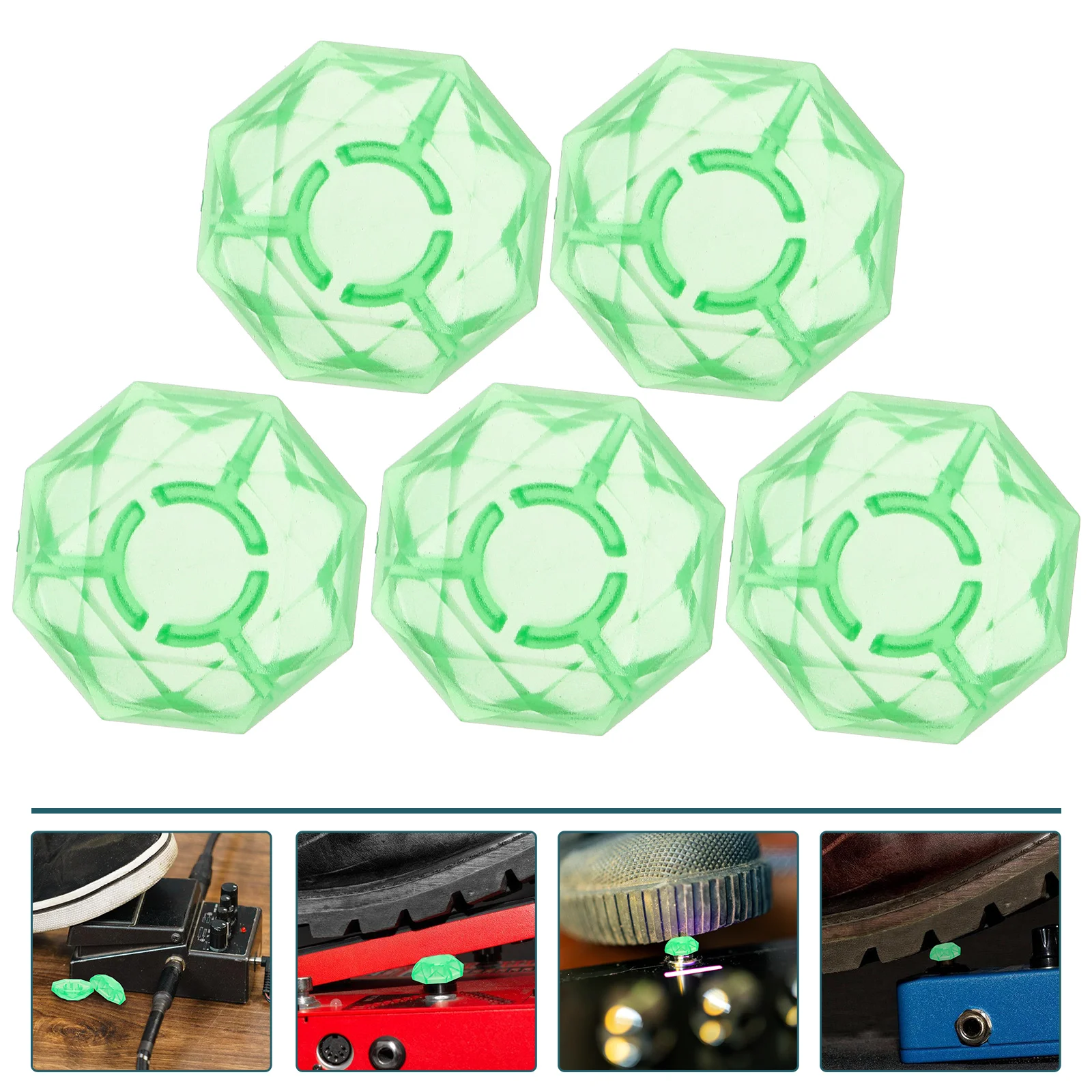 5 Pcs Stepping on The Nail Cap Guitar Effect Pedal Footswitch Topper Button Plastic
5 Pcs Stepping on The Nail Cap Guitar Effect Pedal Footswitch Topper Button Plastic