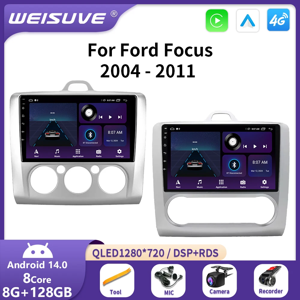 2 Din Android 14 For Ford Focus 2 3 Mk2/Mk3 2004-2011 Car Radio Multimedia Video Player GPS 4G Carplay Auto Stereo RDS Head Unit
2 Din Android 14 For Ford Focus 2 3 Mk2/Mk3 2004-2011 Car Radio Multimedia Video Player GPS 4G Carplay Auto Stereo RDS Head Unit