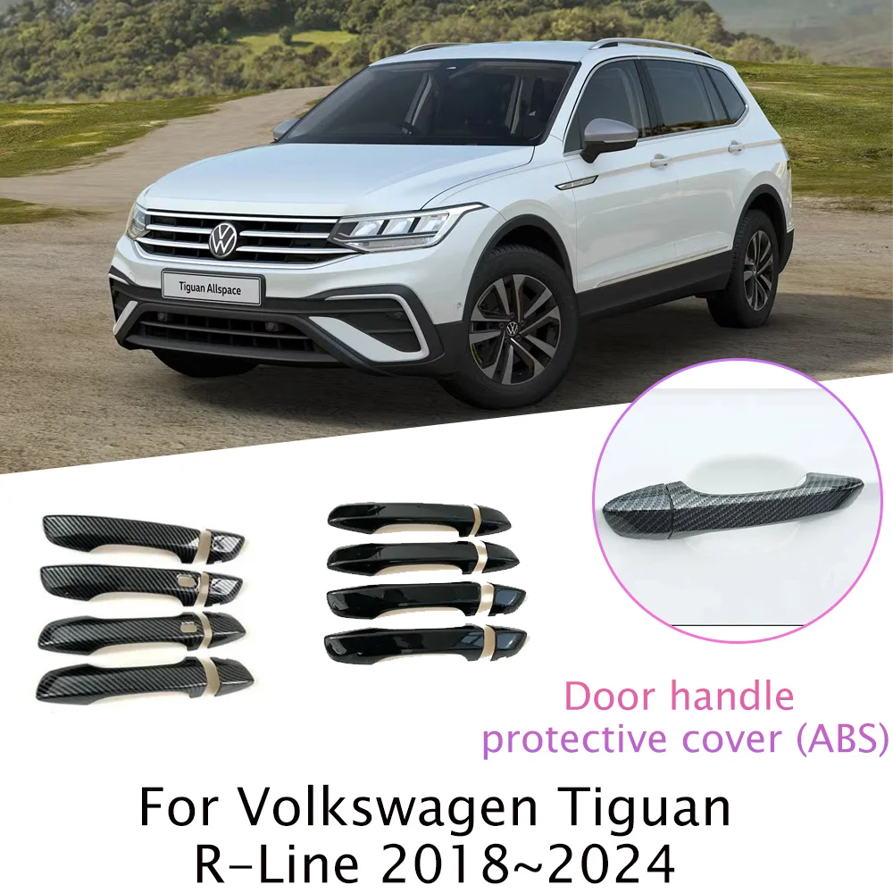 Для VW Volkswagen Tiguan/R-Line 2018 ~ 2024 2019 2020 2021 2022 2023 автомобильная внешняя дверная ручка, защитные наклейки, декоративные аксессуары 
Для VW Volkswagen Tiguan/R-Line 2018 ~ 2024 2019 2020 2021 2022 2023 автомобильная внешняя дверная ручка, защитные наклейки, декоративные аксессуары