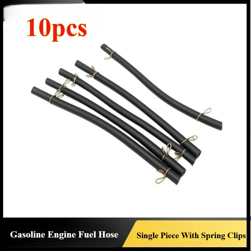 10pcs Fuel Line Hose with Clamps 18cm for 168F 170F 188F 190F Lawnmower Trimmer Engine Part
10pcs Fuel Line Hose with Clamps 18cm for 168F 170F 188F 190F Lawnmower Trimmer Engine Part