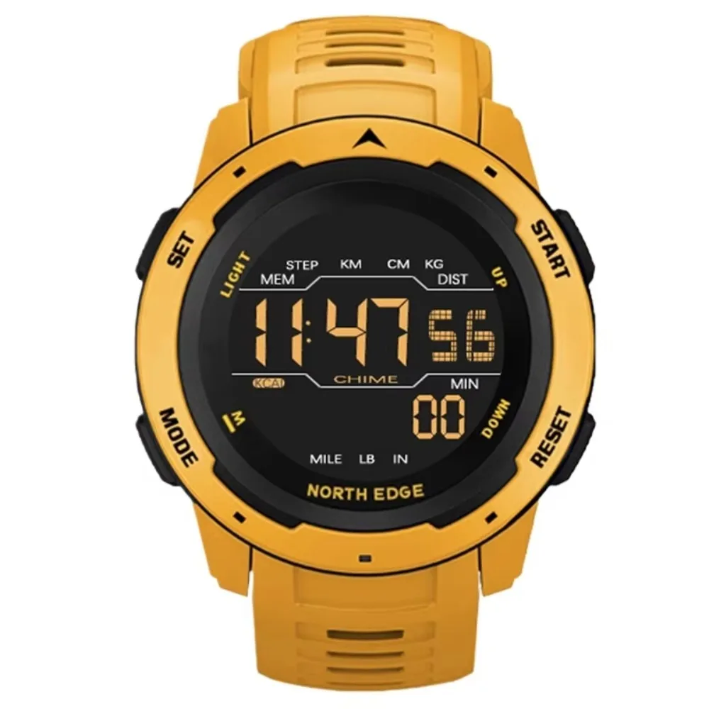 Waterproof 50m Smart Watch Shock Resistant Rubber Strap Sports Watch Digital Alarm Dual Time Electronic Watch Outdoor Sports
Waterproof 50m Smart Watch Shock Resistant Rubber Strap Sports Watch Digital Alarm Dual Time Electronic Watch Outdoor Sports