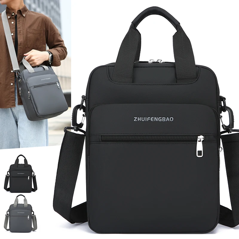Shoulder Bag for Men Handheld Detachable Strap Multi Pocket Oxford Fabric Office Work Business Trip Daily Carry Wear Resistant
Shoulder Bag for Men Handheld Detachable Strap Multi Pocket Oxford Fabric Office Work Business Trip Daily Carry Wear Resistant