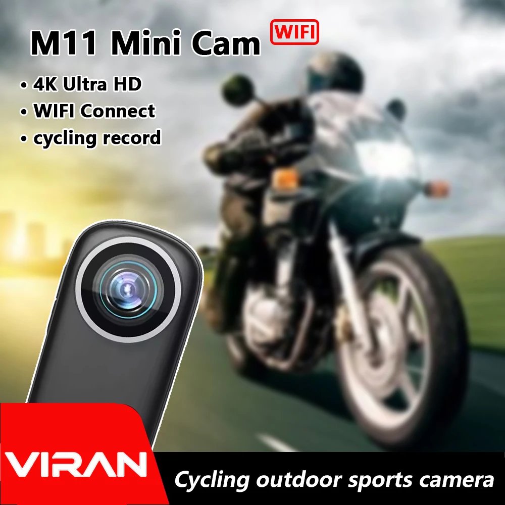 M11 4K WiFi Mini Action Camera Anti-shake Pocket Cam Waterproof Helmet Motorcycle Camcorder Outdoor Vlog Cycling Body Cameras
M11 4K WiFi Mini Action Camera Anti-shake Pocket Cam Waterproof Helmet Motorcycle Camcorder Outdoor Vlog Cycling Body Cameras