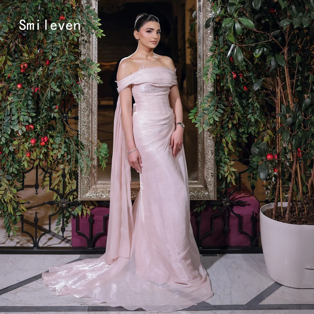 Smileven Luxury Mermaid Shining Prom Dress Off The Shoulder Evening Gowns Noval Corset Formal Occasion Dress Customized 2026
Smileven Luxury Mermaid Shining Prom Dress Off The Shoulder Evening Gowns Noval Corset Formal Occasion Dress Customized 2026